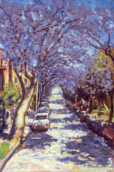 North Sydney Jacaranda by Ted Blackall